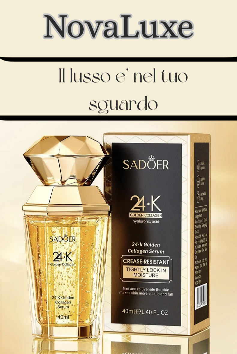 Siero al collagene dorato 24k